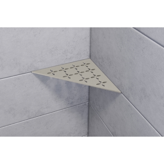 Schlüter Wandablage SHELF-E Steingrau 210x210 mm