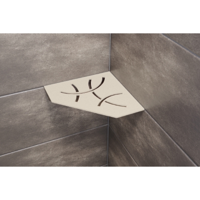 Schlüter Wandablage SHELF-E Elfenbein 195x195 mm