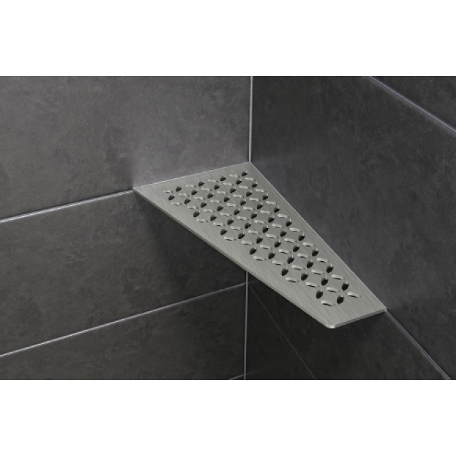 Schlüter Wandablage SHELF-E Edelstahl gebürstet 154x295 mm