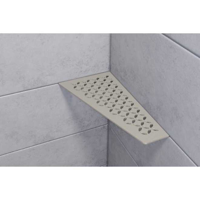 Schlüter Wandablage SHELF-E Steingrau 154x295 mm