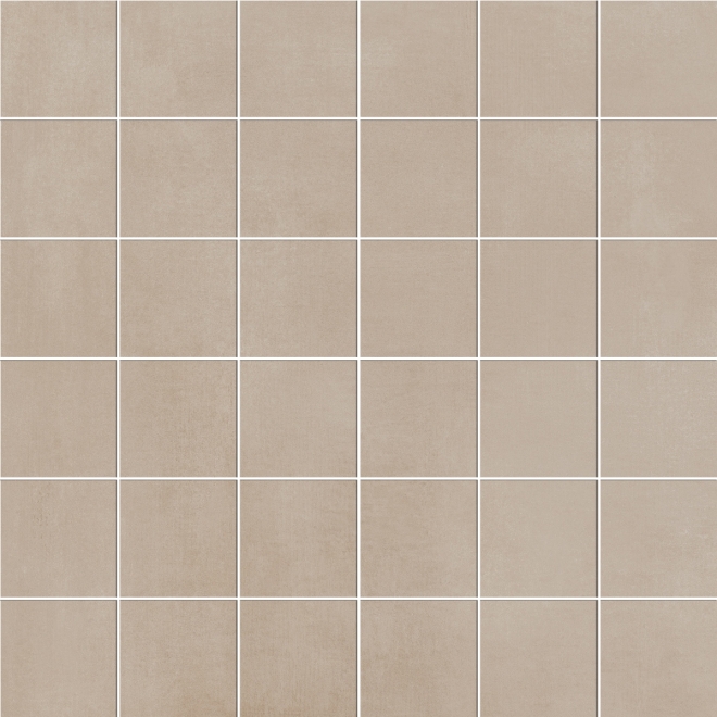 PrimeCollection MatPLUS Mosaik Beige 5x5 cm (Matte 30x30 cm)