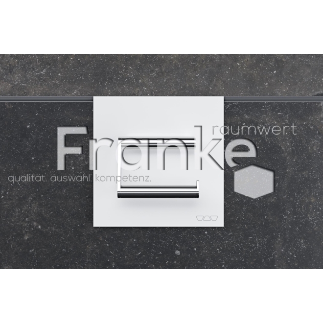 Schlüter Rollenhalter Serie PLAN Brillantweiß matt