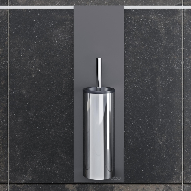 Schlüter WC-Bürstenset Serie PLAN Dunkelanthrazit