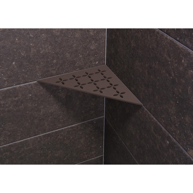 Schlüter Wandablage SHELF-E Bronze 210x210 mm