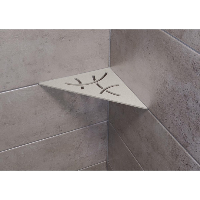 Schlüter Wandablage SHELF-E Beigegrau 210x210 mm