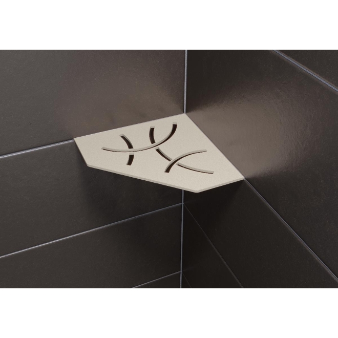 Schlüter Wandablage SHELF-E Creme 195x195 mm