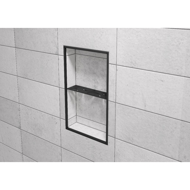 Schlüter Wandablage SHELF-N Graphitschwarz matt 300x87 mm