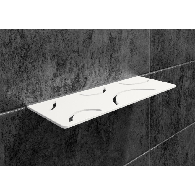 Schlüter Wandablage SHELF-W Brillantweiß matt 300x115 mm