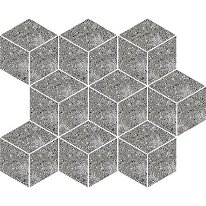 Keraben Underground Mosaik Cube Graphite Natural 26x30 cm