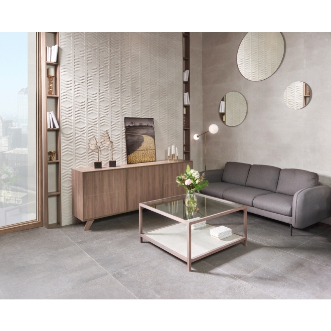 Keraben Underground Dekor Concept Grey matt strukturiert 40x120 cm