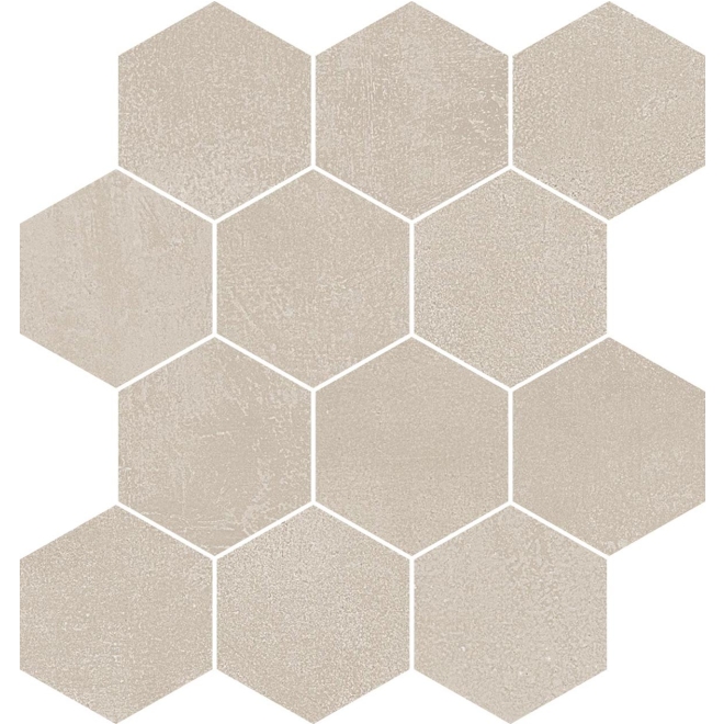 PrimeCollection Timeline Mosaico Esagoni Beige 30x34 cm