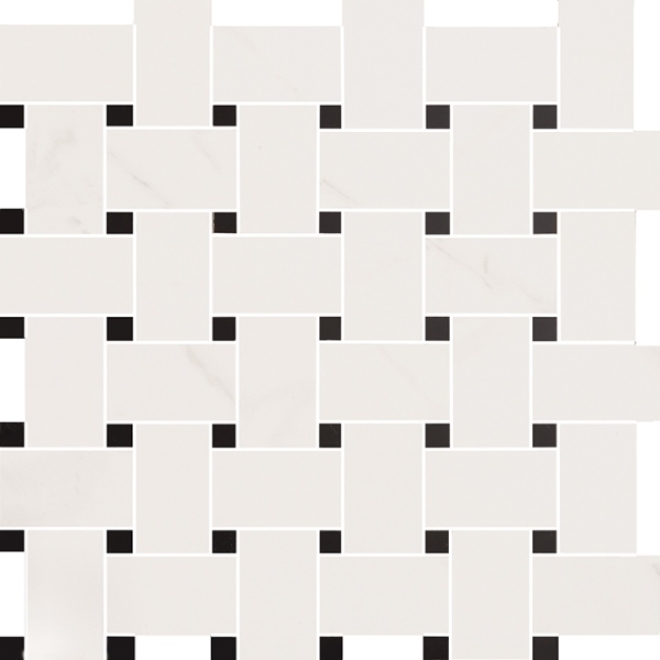 Love Tiles Precious Calacatta Mosaik Tie Matte 35x35 cm