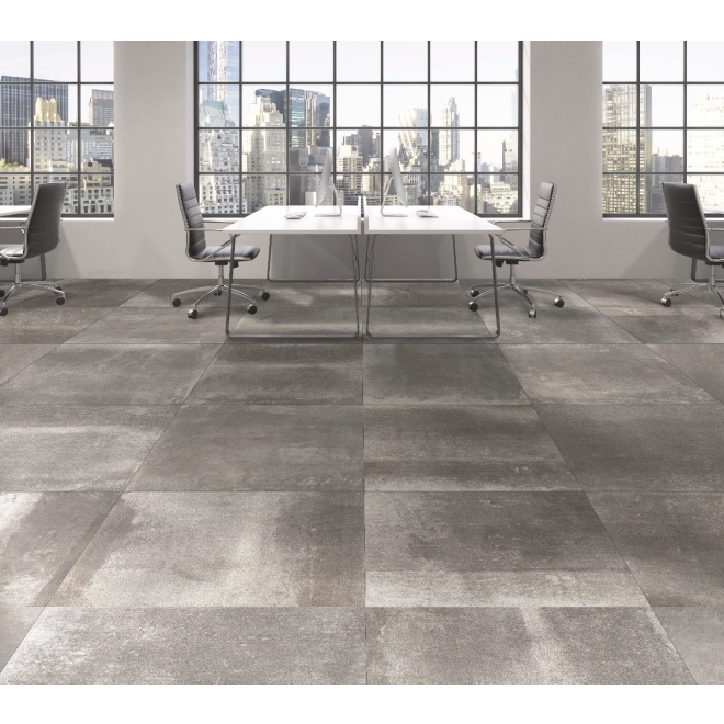 PrimeCollection HemiPLUS Steel matt Boden- und Wandfliese 30x60 cm