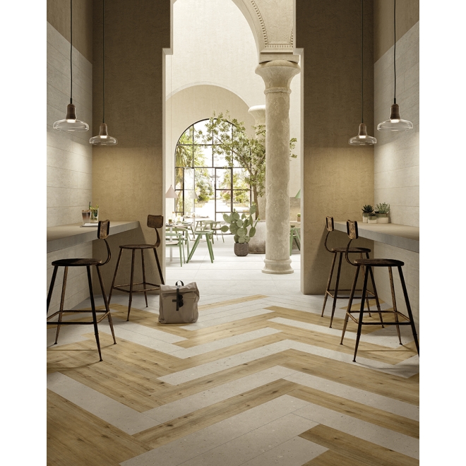 Pastorelli Arke Bodenfliese Miele 20x120 cm