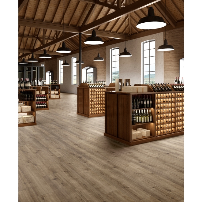 Pastorelli Arke Bodenfliese Tortora 20x120 cm