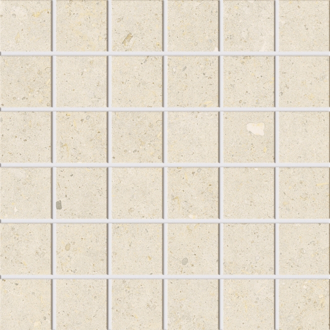 Pastorelli Biophilic Mosaik 5x5 White Matte 30x30 cm
