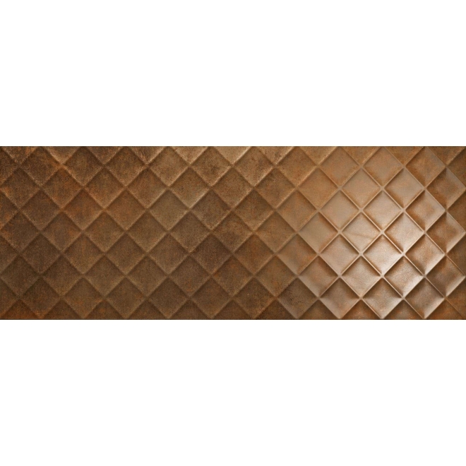 Love Tiles Metallic Corten Wanddekor Chess 45x120 cm
