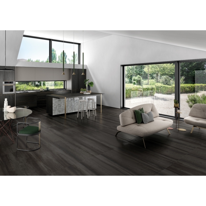 Viva Metallica Boden- und Wandfliese Dark 30x60 cm