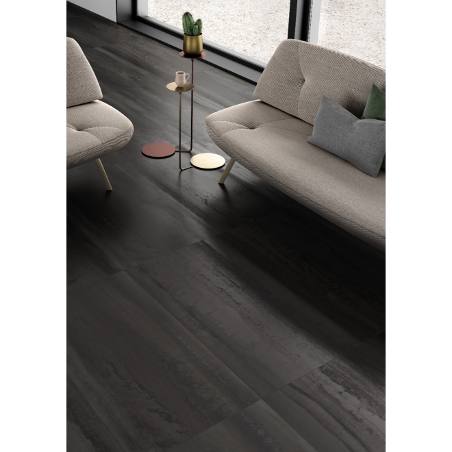 Viva Metallica Boden- und Wandfliese Dark 30x60 cm