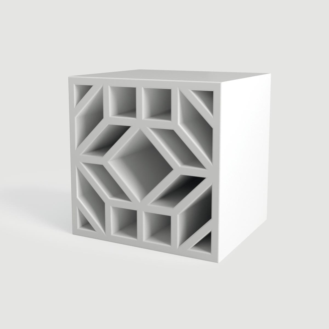 Mirage Terrae Snowy TA 21 Dekorstein Lito Amira 12x12x10 cm