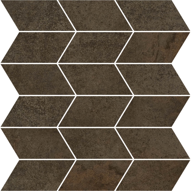 Love Tiles Metallic Carbon Mosaik Arrow Matte 35x35 cm