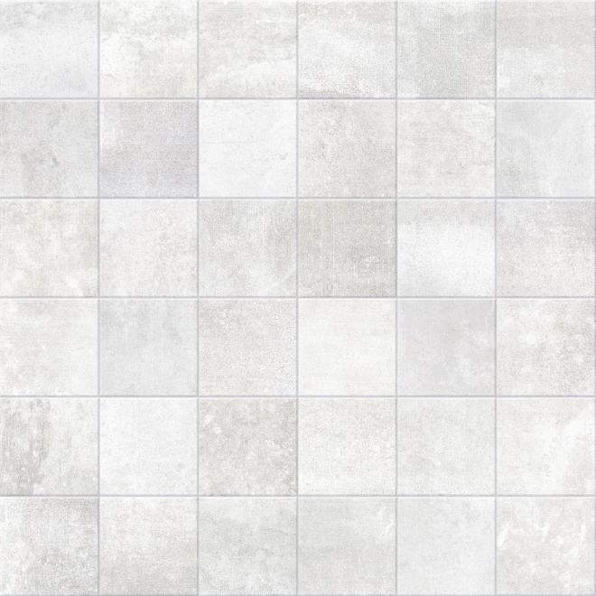 PrimeCollection HemiPlus Platinum matt Mosaik 5x5 cm (Matte 30x30 cm)