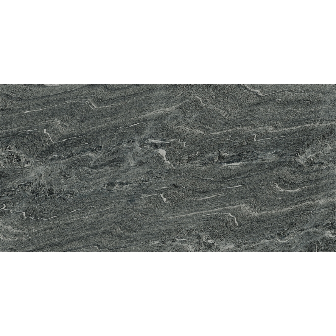 PrimeCollection Wave Terrassenplatte Black 40x80 cm