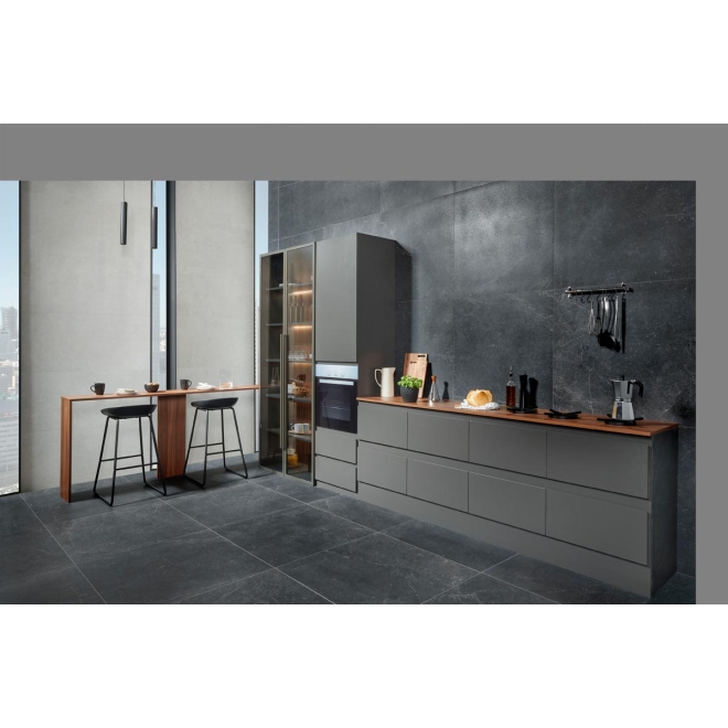 Keraben Bleuemix Boden- und Wandfliese Black Natural 60x60 cm