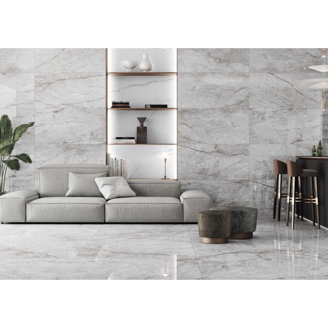 Keraben Idyllic Boden- und Wandfliese Oxford Grey Starlight 60x120 cm