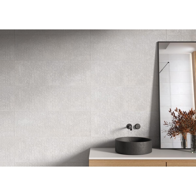 Keraben Universe Concept White Natural Wandfliese 30x90 cm