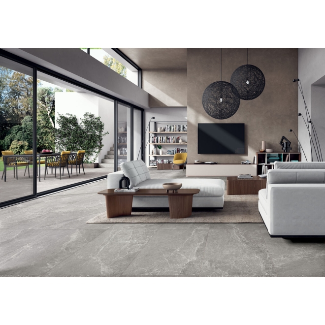 Blustyle Advantage Silver Lappata Boden- und Wandfliese 90x90 cm