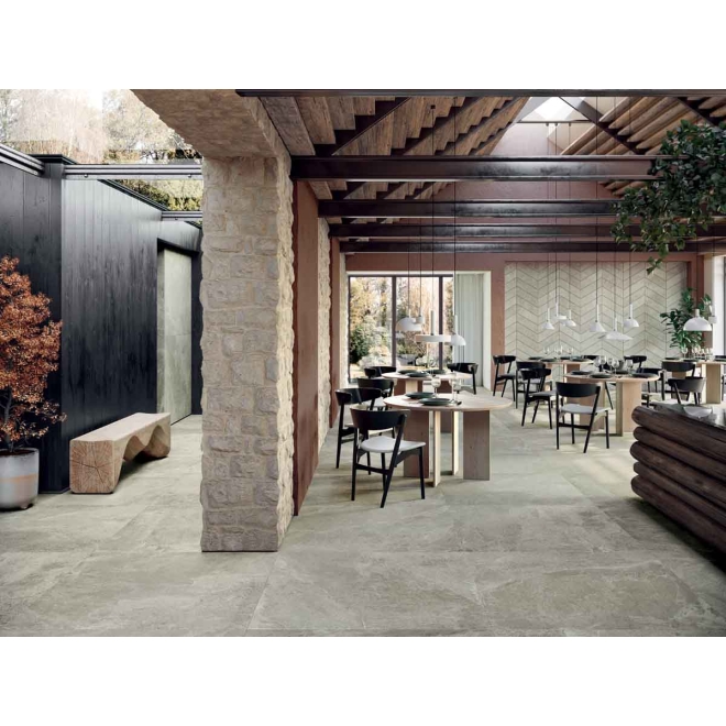 Blustyle Geos Earth Slaty Terrassenplatte 60x120 cm