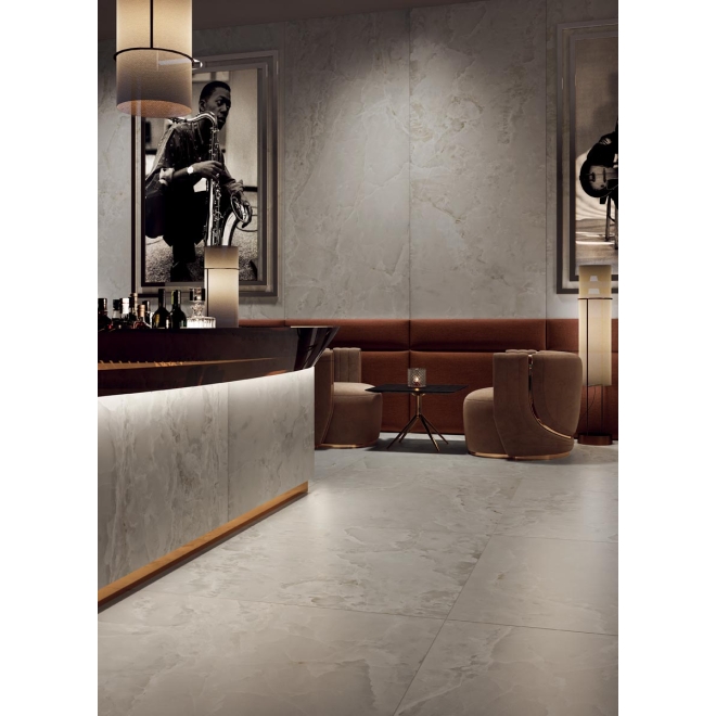 Blustyle Starlight Onyx Pearl Glossy Boden- und Wandfliese 120x120 cm