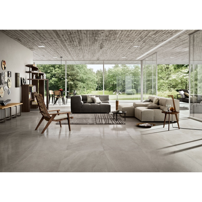 Cotto d`Este Limestone Oyster Fiammata Terrassenplatte 60x120 cm