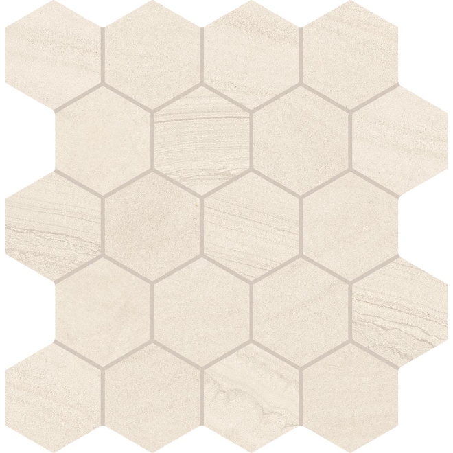 Provenza Varana Stone Mosaico Hexagon Beige Cross Cut Silktech 29,3x30 cm