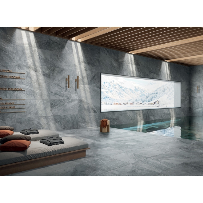 Flaviker Blue Savoy Boden- und Wandfliese Blue 60x120 cm