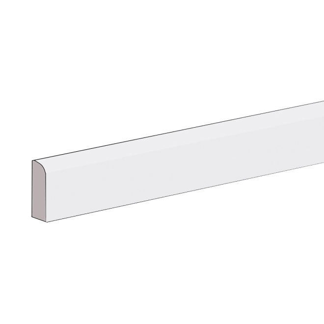 Flaviker Chrome White Sockel Lux Glänzend 5,5x120 cm