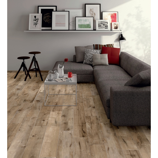 Flaviker Dakota Bodenfliese Avana 20x170 cm