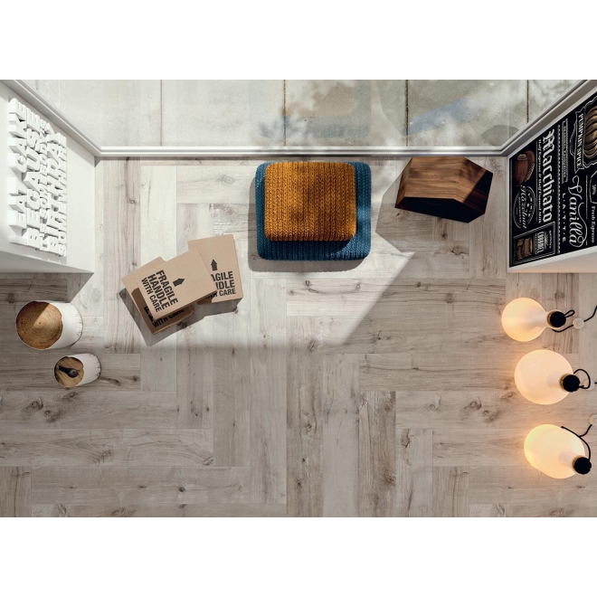 Flaviker Dakota Bodenfliese Grigio 20x120 cm