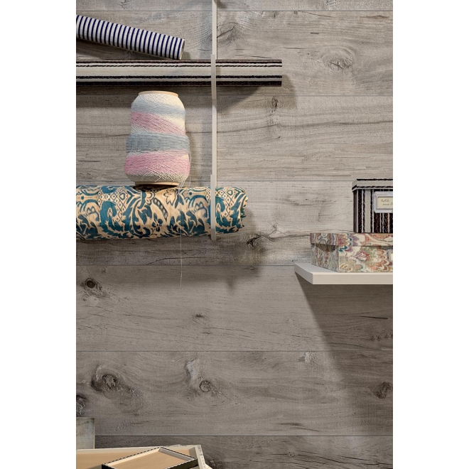 Flaviker Dakota Bodenfliese Grigio 20x120 cm