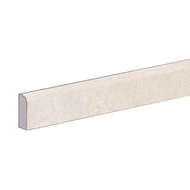 Flaviker Double Plain Beige Sockel Natural 5,5x120 cm