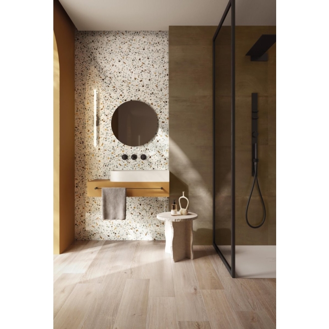 Flaviker Four Seasons Biscuit matt Boden- und Wandfliese 26x200 cm