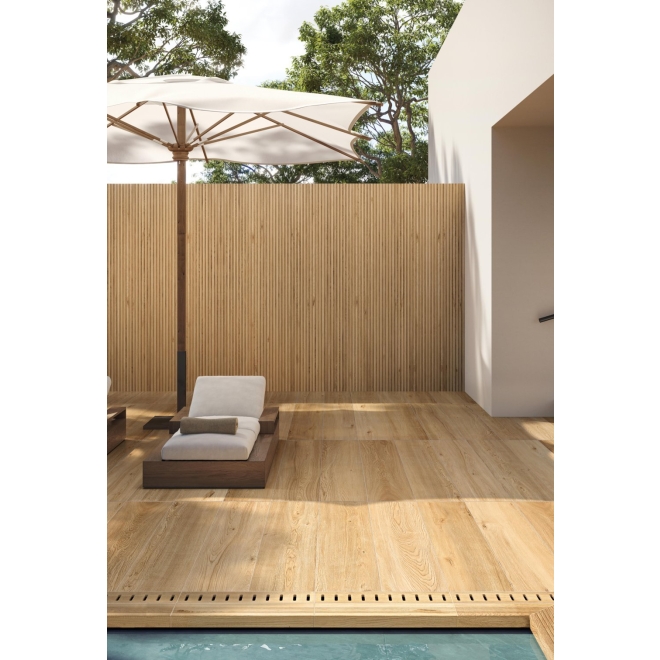 Flaviker Four Seasons X20 Terrassenplatte Honey 30x120 cm