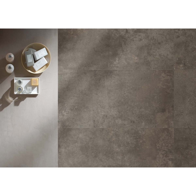 Flaviker Hyper Bodenfliese Taupe matt 30x60 cm