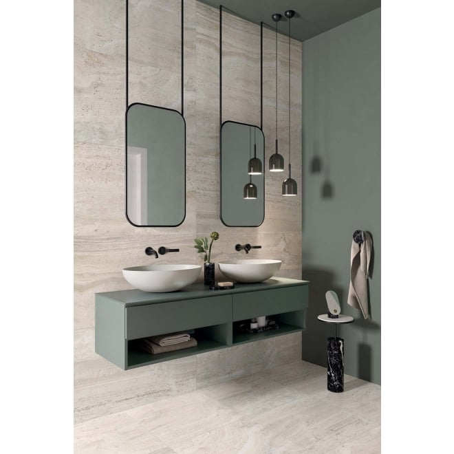 Flaviker Navona Boden- und Wandfliese Bone Vein 120x120 cm