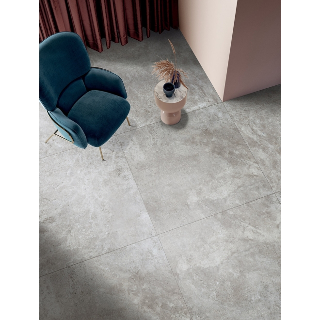 Flaviker Navona Boden- und Wandfliese Grey Cross 60x120 cm