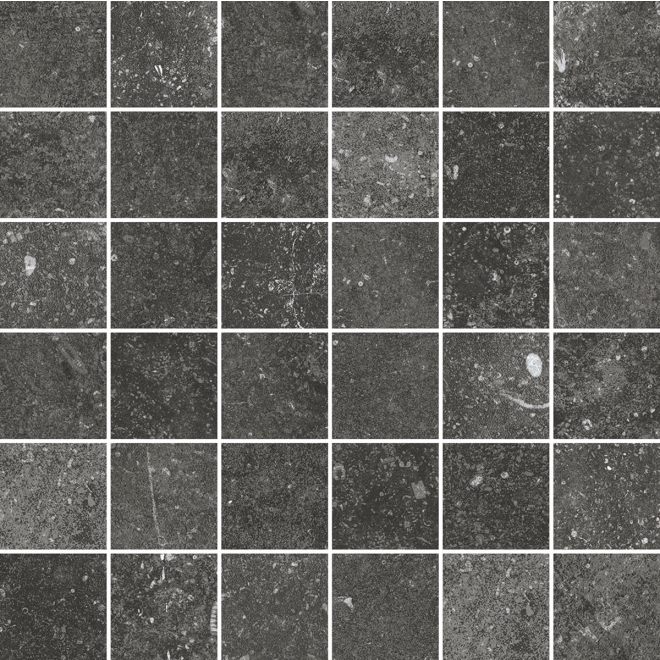 Flaviker Nordik Stone Mosaik Black matt 30x30 cm