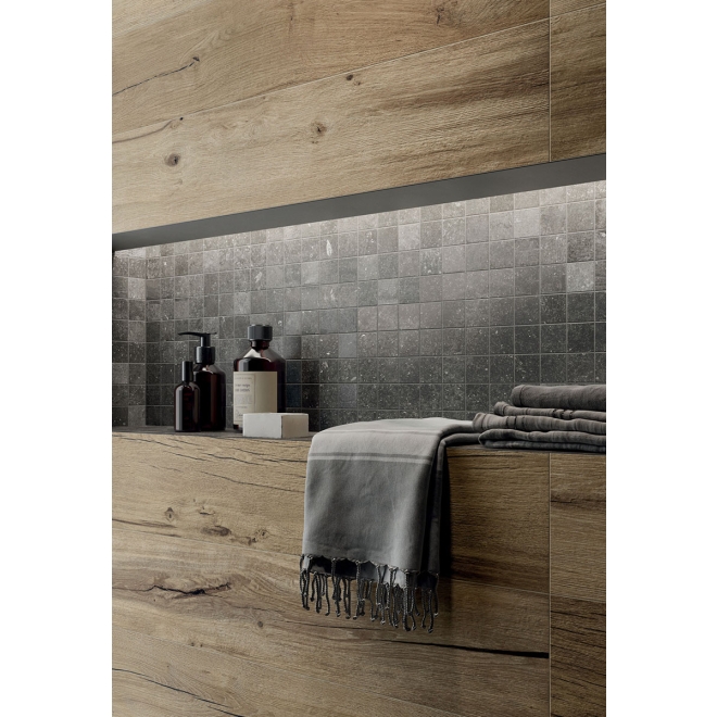 Flaviker Nordik Stone Mosaik Black matt 30x30 cm