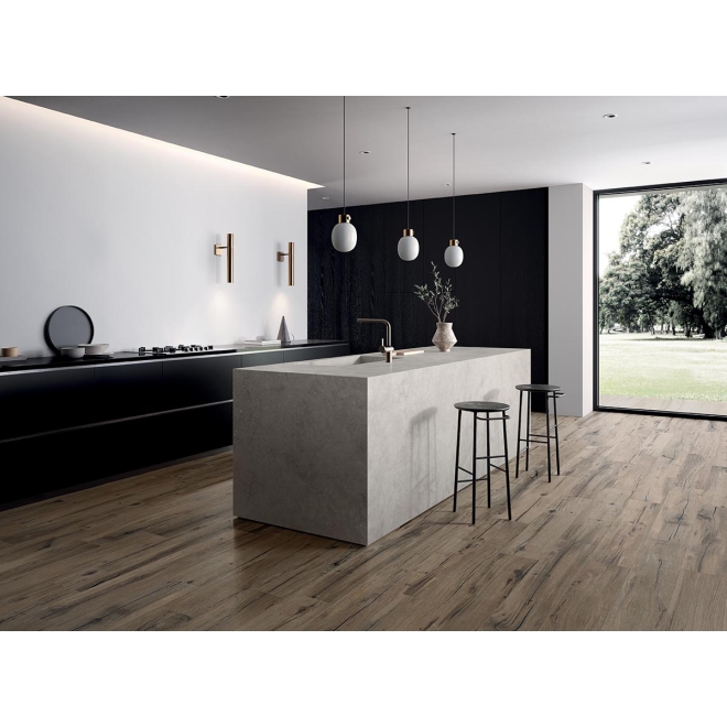 Flaviker Nordik Wood Bodenfliese Brown 20x120 cm - Stärke: 9 mm