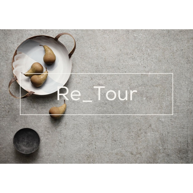 Flaviker Re_Tour Boden- und Wandfliese Ivory 60x120 cm